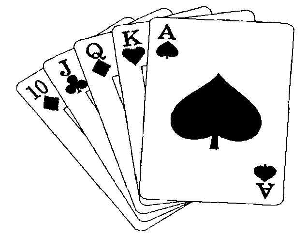 clip art pictures of playing cards - photo #44